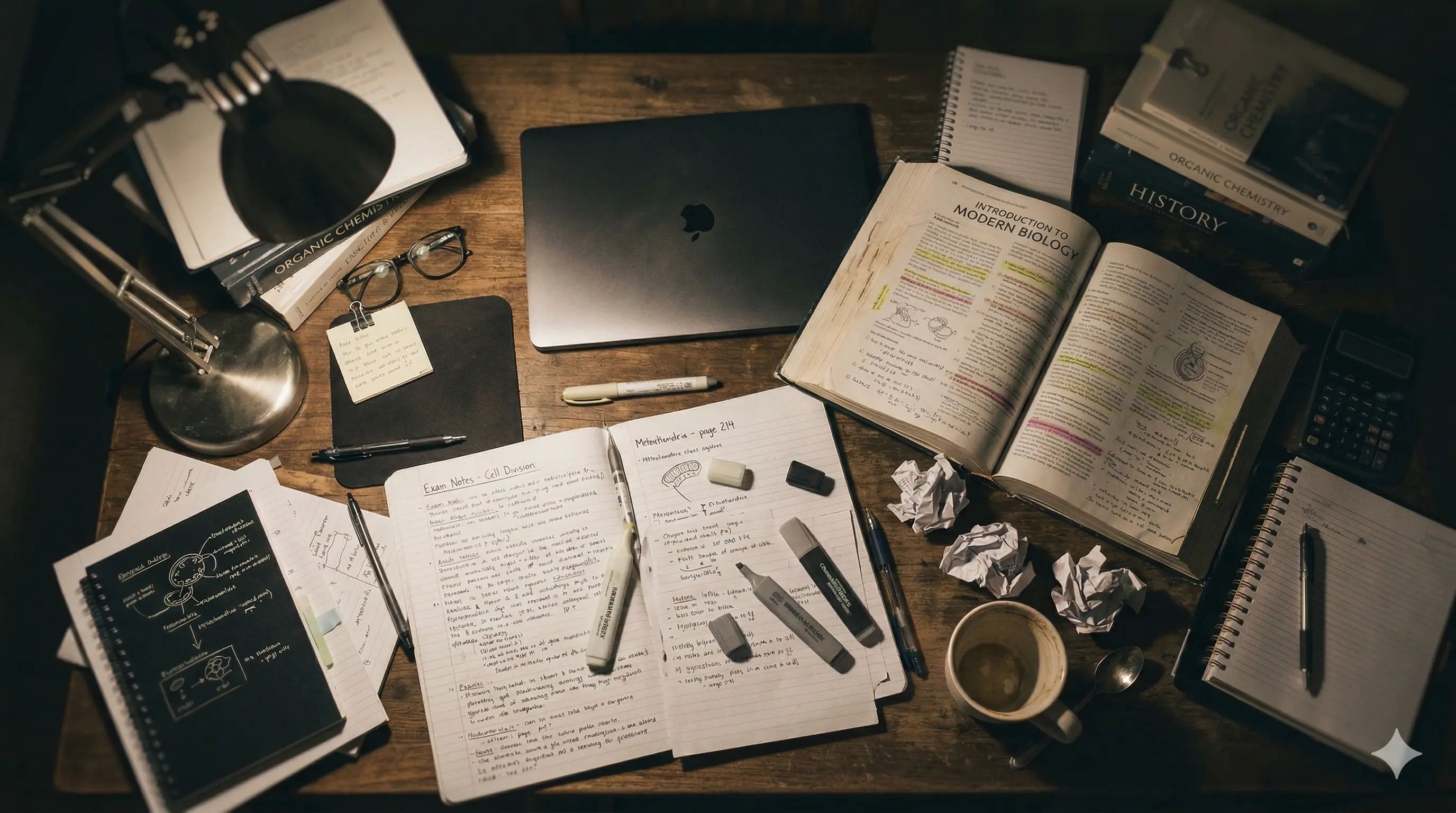 Ambiente de estudos organizado
